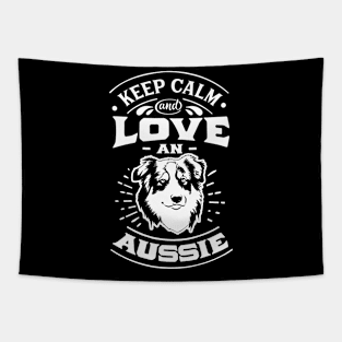 Keep Calm and Love an Aussie Ver. 2 Tapestry