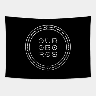 Ouroboros - a serpent devouring its tail Tapestry