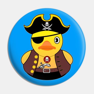 Cool Rubber duck Pirate Pin