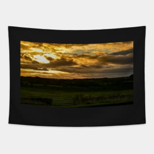 Seaton Sluice Field Sunset Tapestry