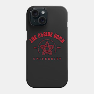 The Upside Down University (red) Phone Case