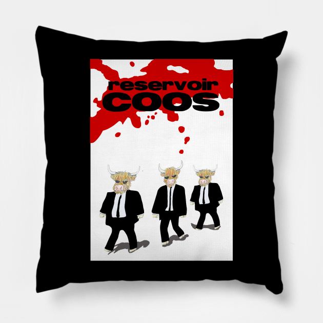 Reservoir Coos Pillow by TimeTravellers