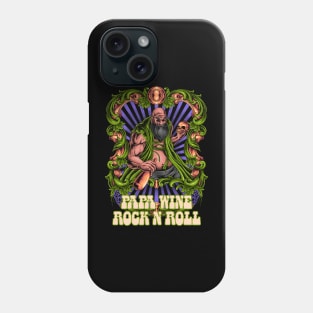 PAPA WINE ROCK N ROLL Phone Case