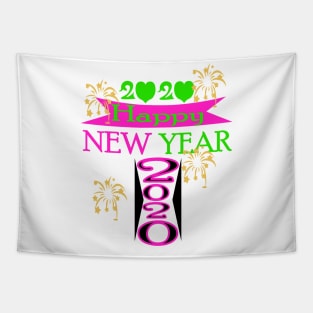 Happy New Year 2020 Tapestry