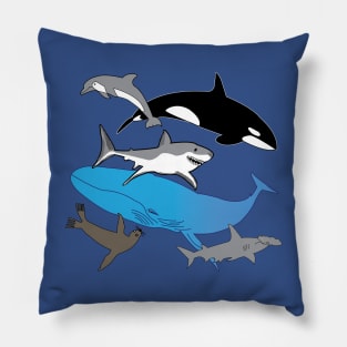 Marine life, wildlife gifts, Sealife Bliss Pillow