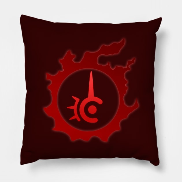Red Mage Reborn Pillow by stoicroy