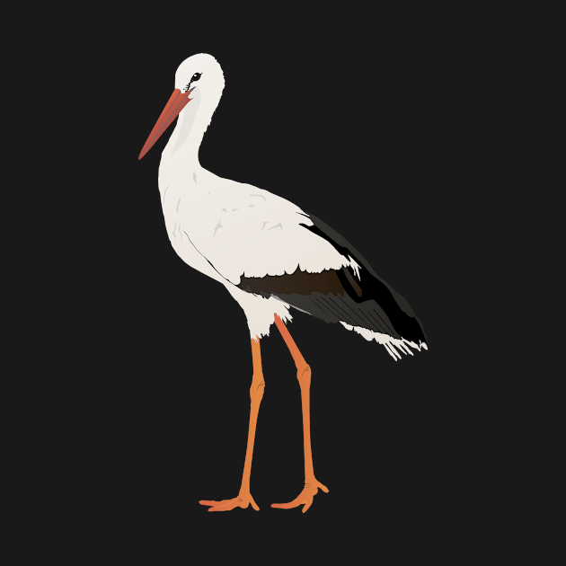 Stork Bird by NorseTech