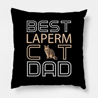 Best Laperm Cat Dad Pillow