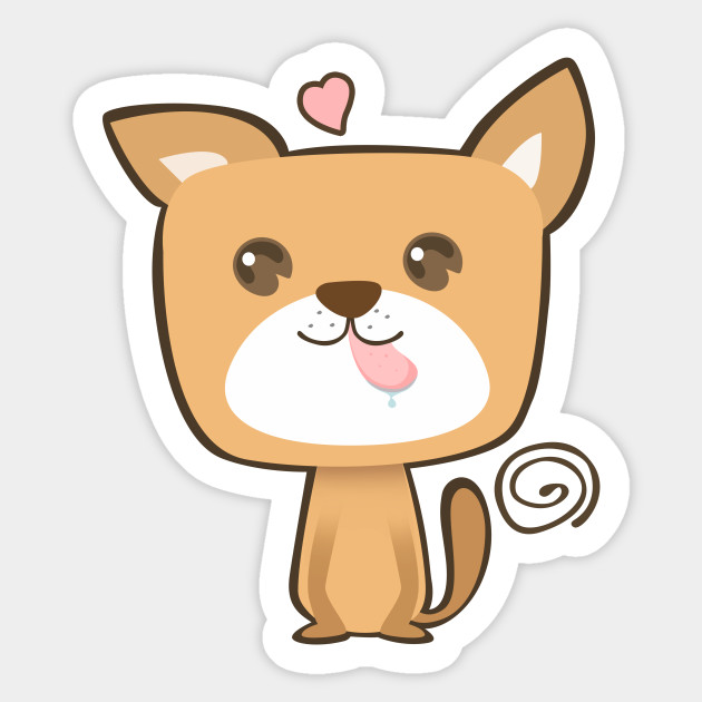 Cute Dog Dog Sticker Teepublic Au