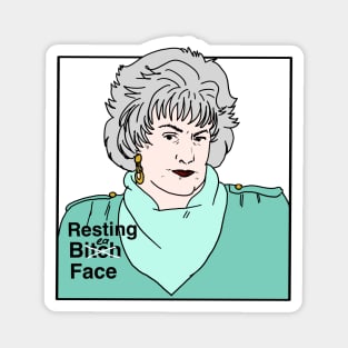 Resting Bea face Magnet