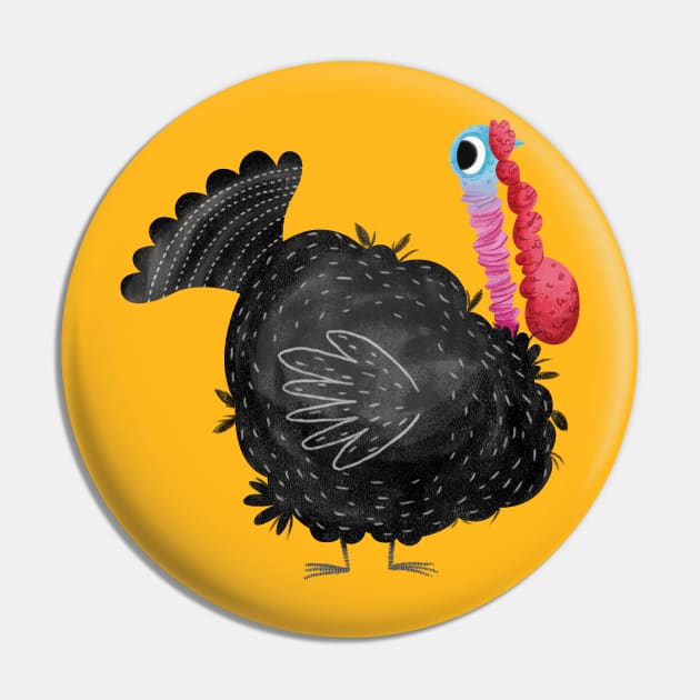 Thanksgiving Turkey Pin by Geeksarecool