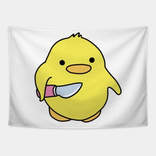 Duck Knife Peep Tapestry