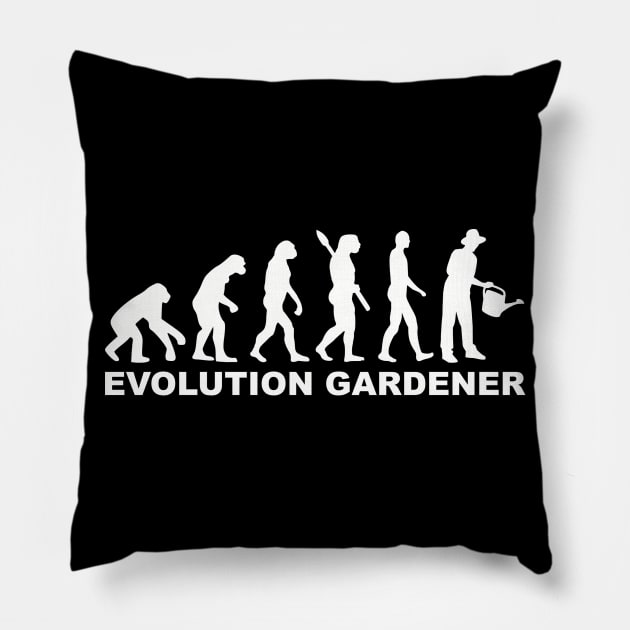 Gardener evolution Pillow by Designzz