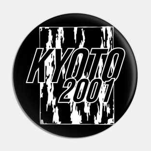 Kyoto 2001 (White) Pin