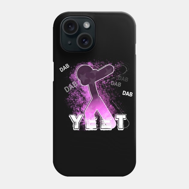 Yeet Dab Girls - Dabbing Yeet Meme - Funny Humor Graphic Gift Saying Pink Phone Case by MaystarUniverse