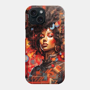 Abstract art woman Phone Case