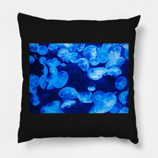 BLUE OCEAN JELLYFISH DESIGN Pillow