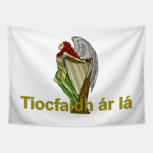 tiocfaidh ar la angel Tapestry