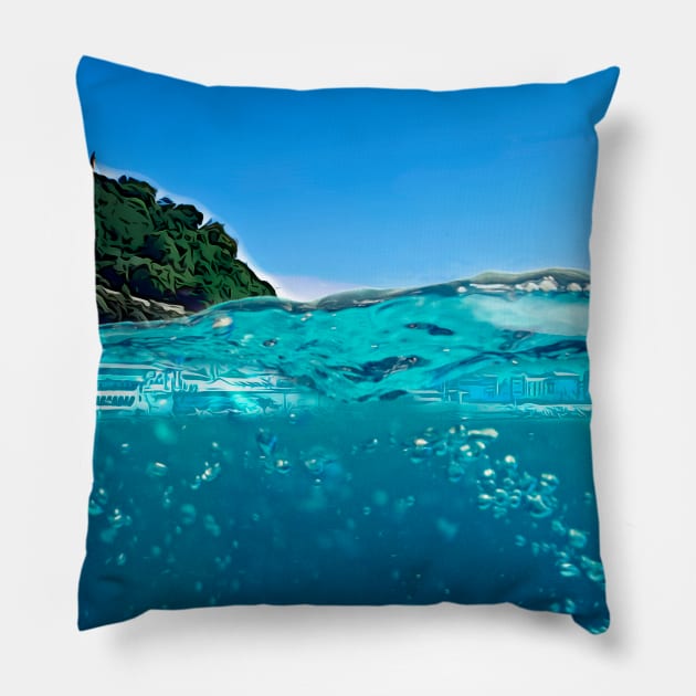 DONOSTIA BEHIND THE SEA | DESIGNING THE BASQUE COUNTRY Pillow by DONOSTIA.DESIGN