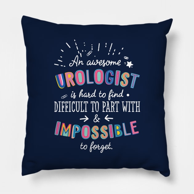 An awesome Urologist Gift Idea - Impossible to Forget Quote Pillow by BetterManufaktur