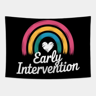 Rainbow Early Intervention Heart Teacher Interventionist Tapestry