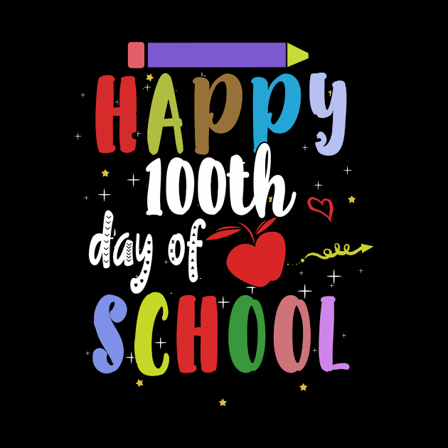 Happy 100th Day of School Teacher Student by ht4everr