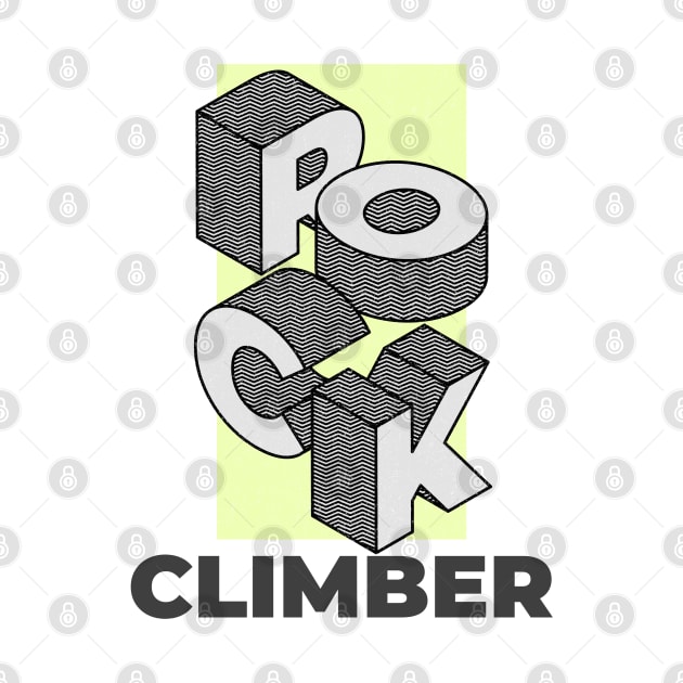 Rock Climber Neon by Low Gravity Prints