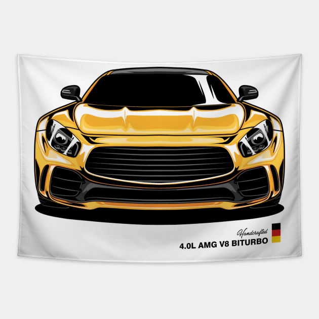 AMG GTR Tapestry by idrdesign