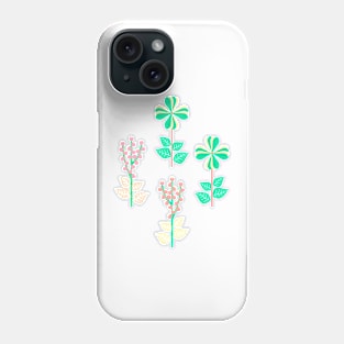 Retro Spring Flowers II Phone Case