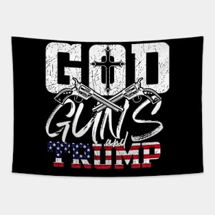 God-Guns-Trump Tapestry