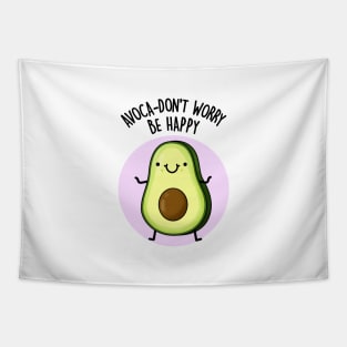 Avoca-don't Worry Funny Food Pun Tapestry