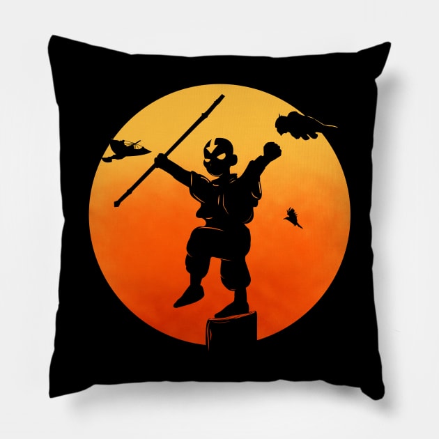 Karate Airbender Pillow by Piercek25