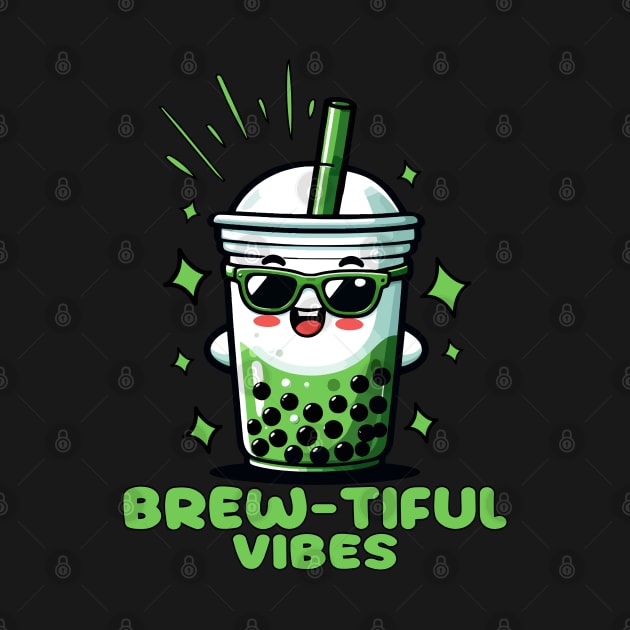 Brew-tiful Vibes: My Boba Green Tea Obsession by chems eddine