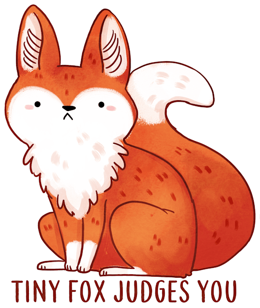 Tiny Fox Kids T-Shirt by MichelleScribbles