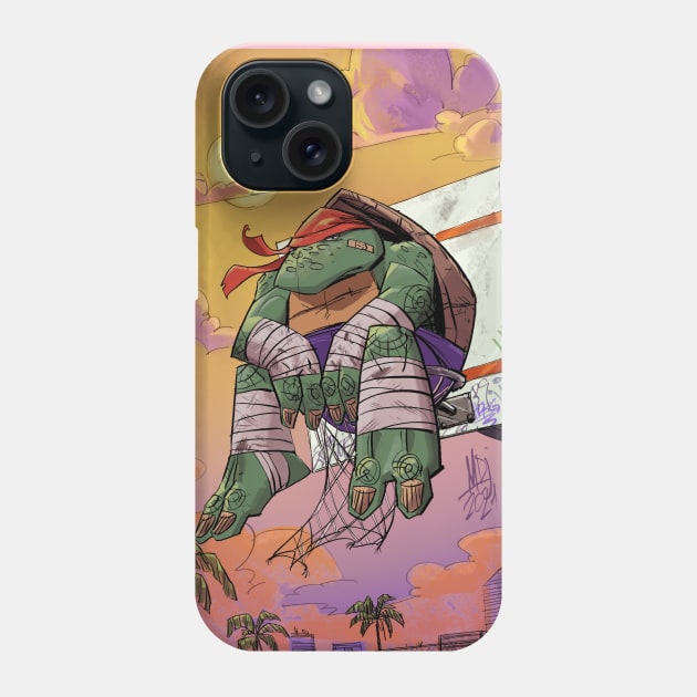 TMNT Raphael Phone Case by markodjeska