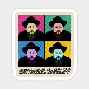 Nathaniel Rateliff 80s Pop Art Style Magnet