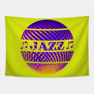 Colorful Jazz disco ball Tapestry