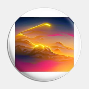 Sunrise - Aesthetic Concept Art Pin