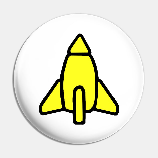 Reggie Rocket Pin by oswaldomullins