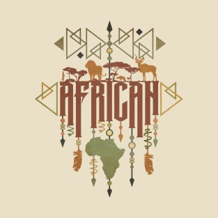 African textures, patterns and animals T-Shirt