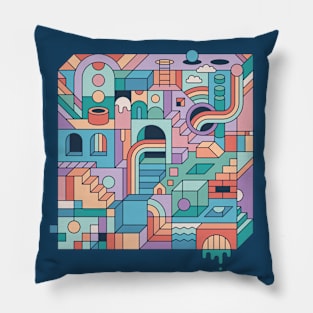 Mental Block 01 Pillow