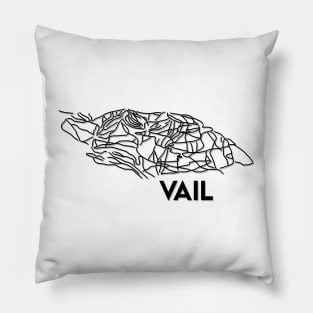 Vail CO Trail Map | Vail Ski Resort Colorado Pillow