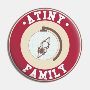 ATEEZ ATINY lightiny family logo emblem Pin