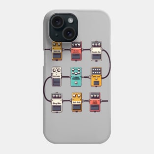 Electric Guitar Pedals for Guitarists Phone Case