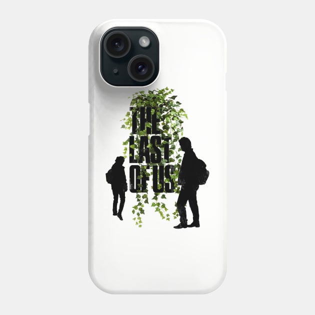 The Last of us Ellie and Joel Print Phone Case by Buff Geeks Art