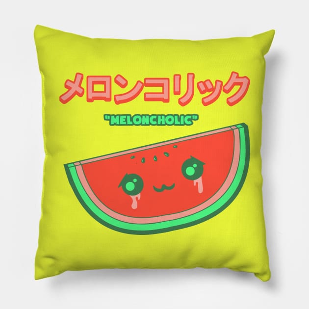 Meloncholic Pillow by Mischief & Mayhem