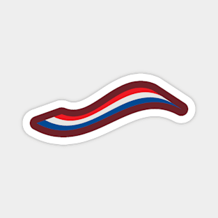 wave France flag element Magnet