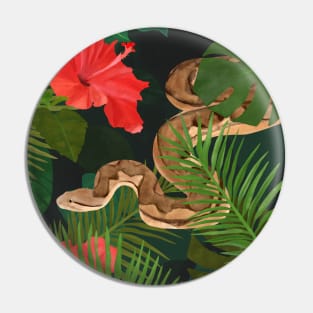 Tropical Jungle Snake Pin