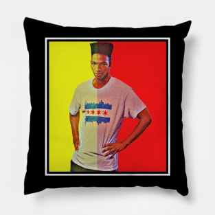 Etika rip shirt Pillow