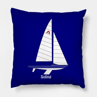 Soling International Keelboat Racing Class Pillow